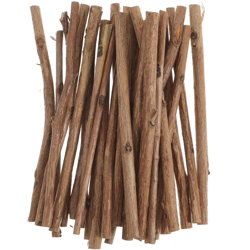 Tinksky 10CM Long 0.3-0.5CM in Diameter Wood Log Sticks for DIY Crafts Photo Props 100pcs (Wood Color) - Image 1
